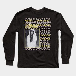 Chaewon Le Sserafim Easy Long Sleeve T-Shirt